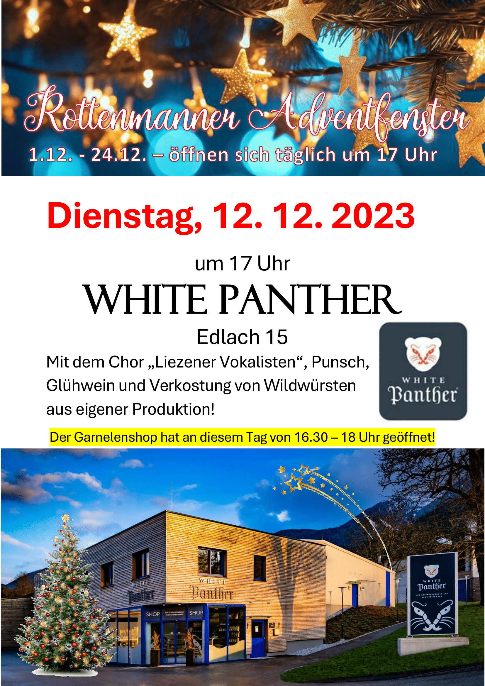 Adventfenster: White Panther