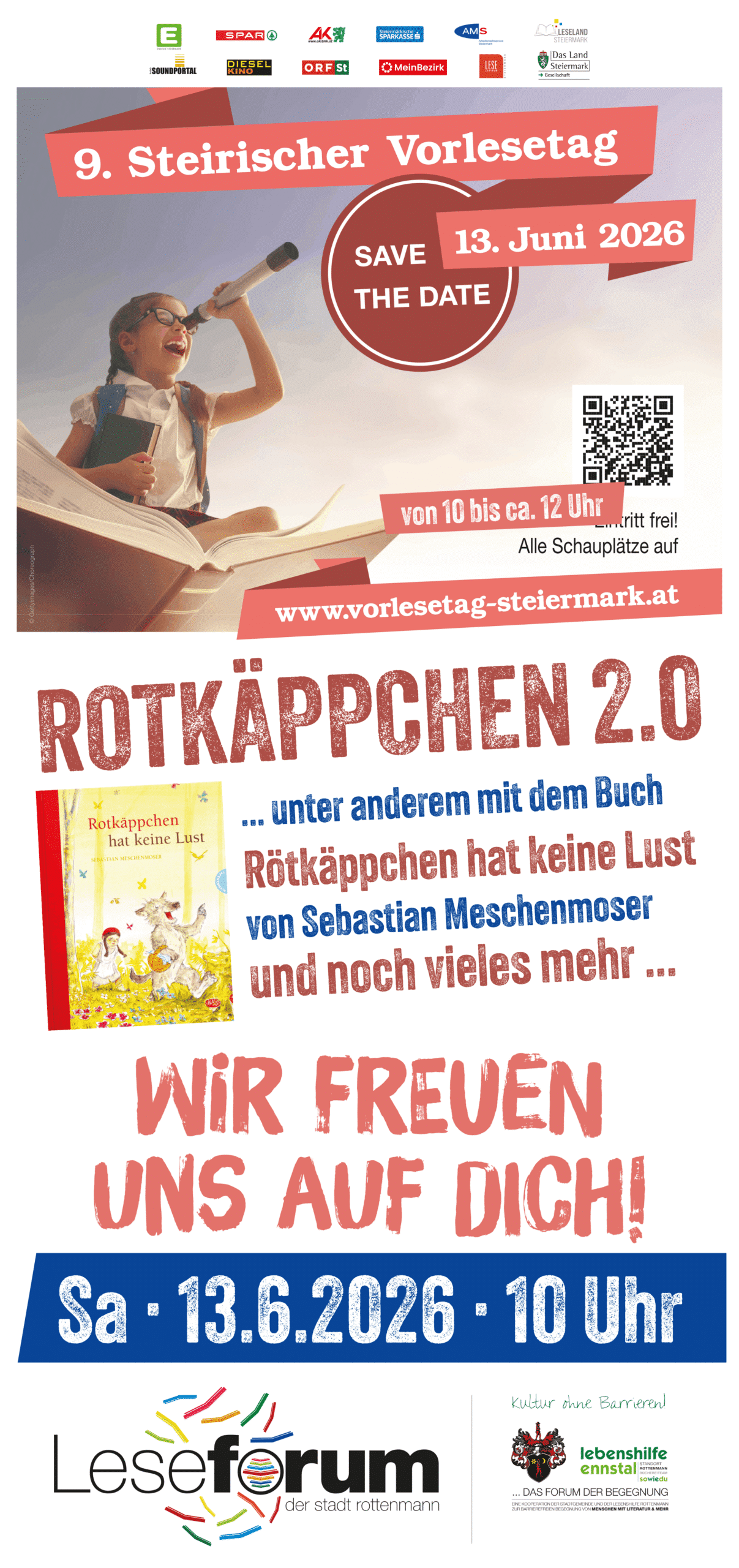 9. Steirischer Vorlesetag – Rotkäppchen 2.0